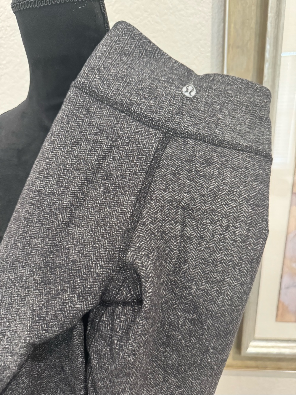 lululemon athletica Charcoal Herringbone High-Rise Leggings